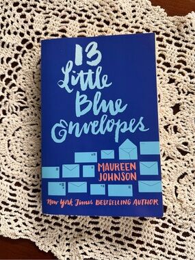 Harper Blue Book Cover with Light Blue and Orange Accents